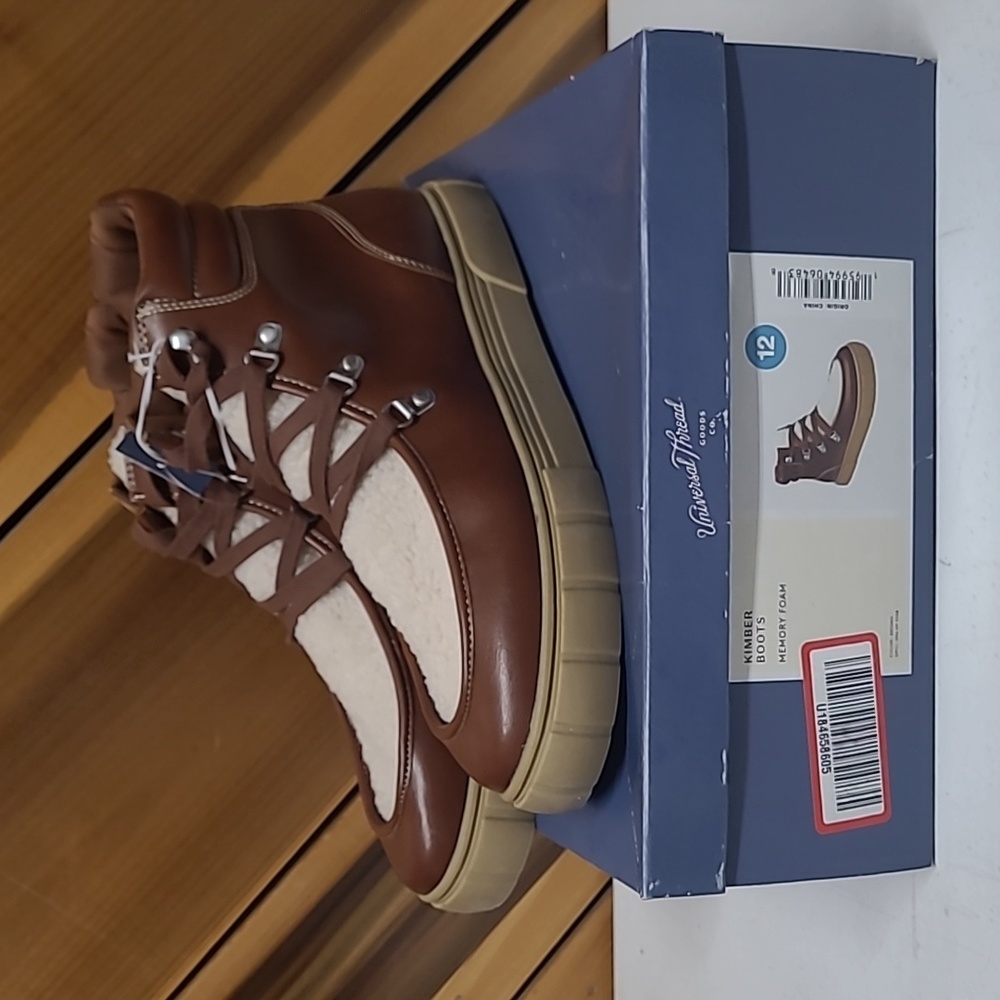 New! Universal Thread Kimber Memory Foam Sherpa Boots Brown